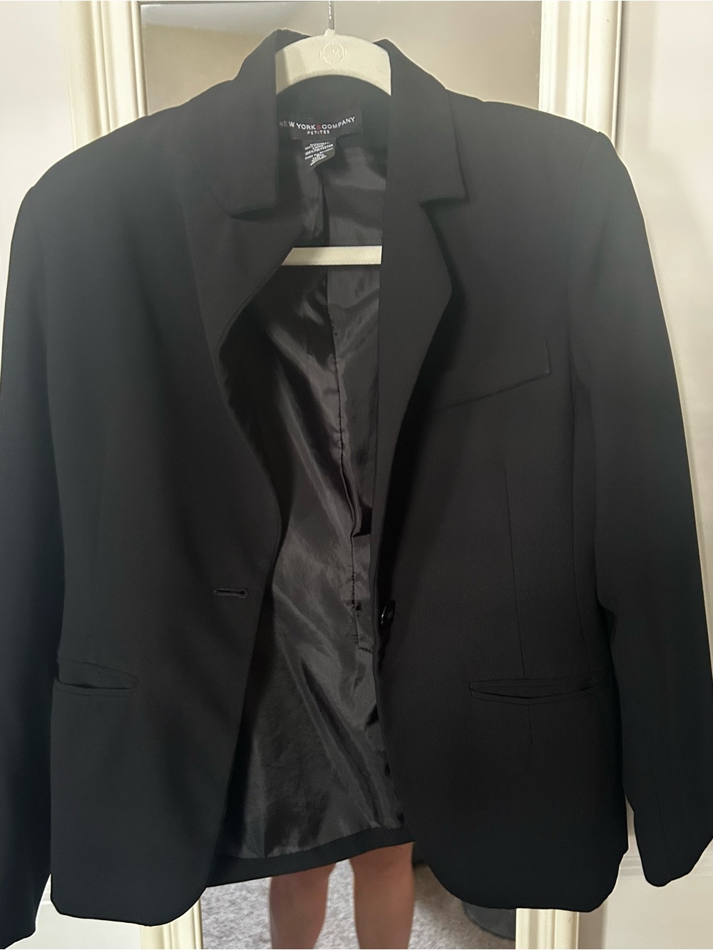 Black Women's Tailored Blazer Jacket